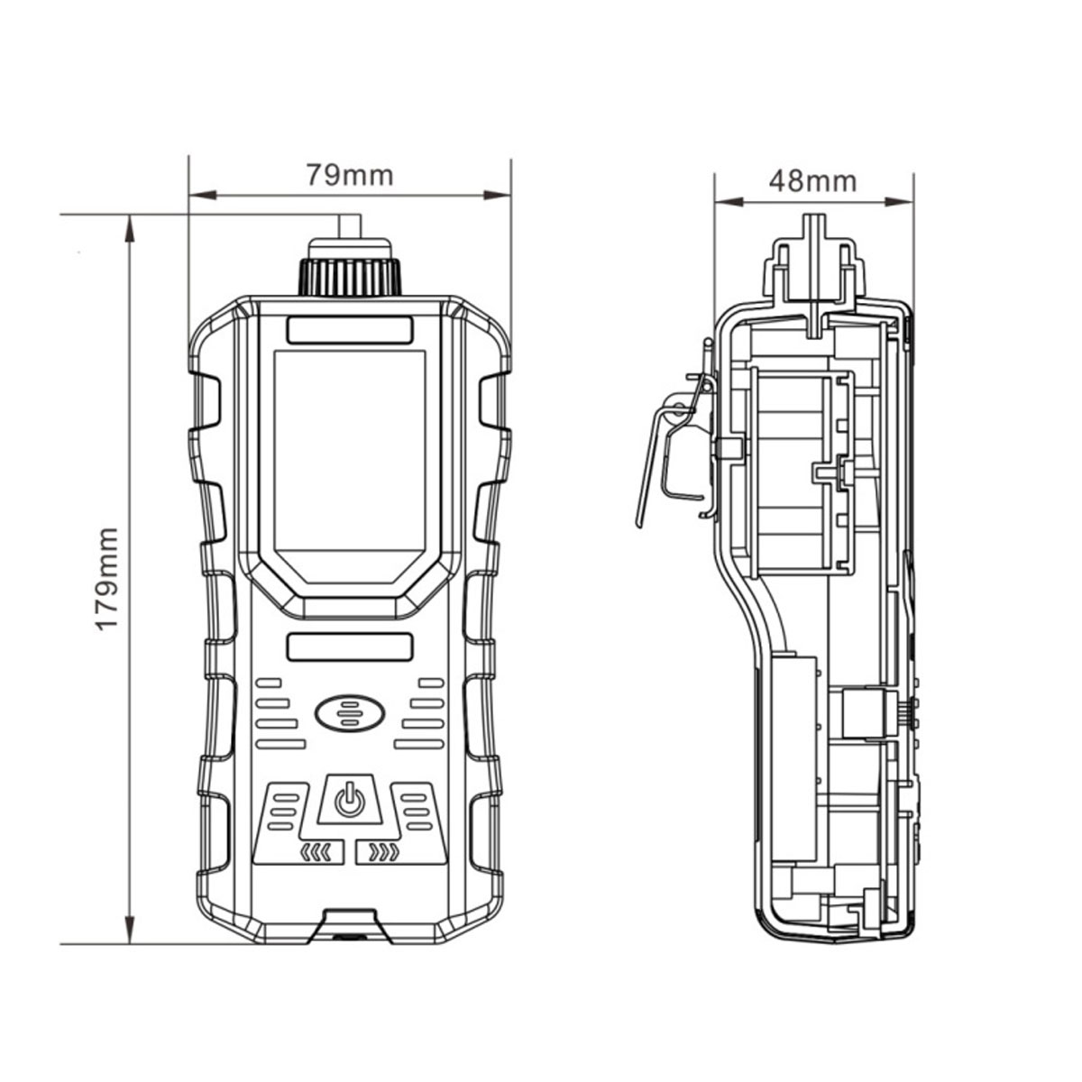 S316便攜式氣體檢測報警器